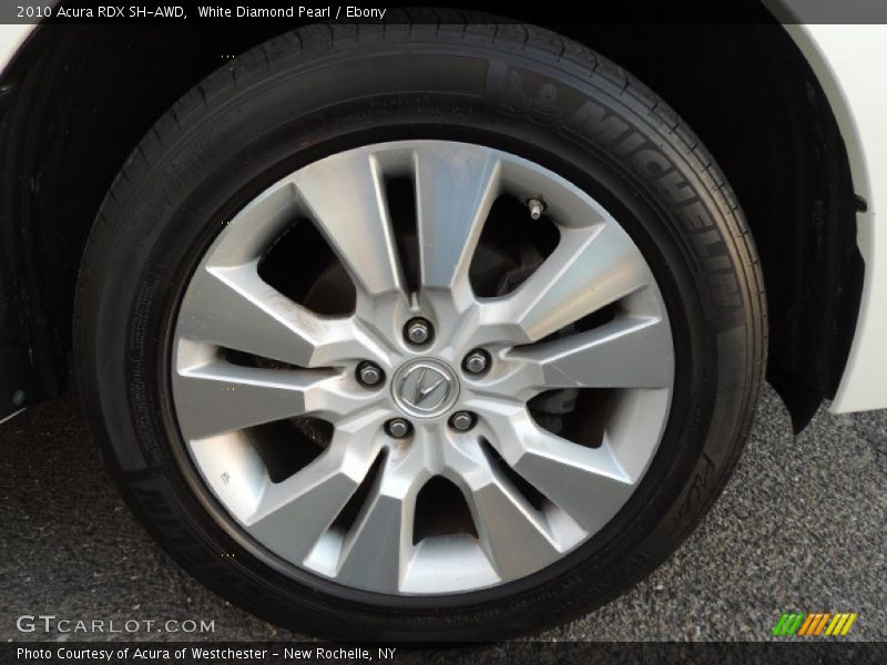 White Diamond Pearl / Ebony 2010 Acura RDX SH-AWD