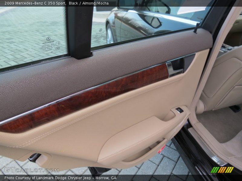 Black / Almond/Mocha 2009 Mercedes-Benz C 350 Sport