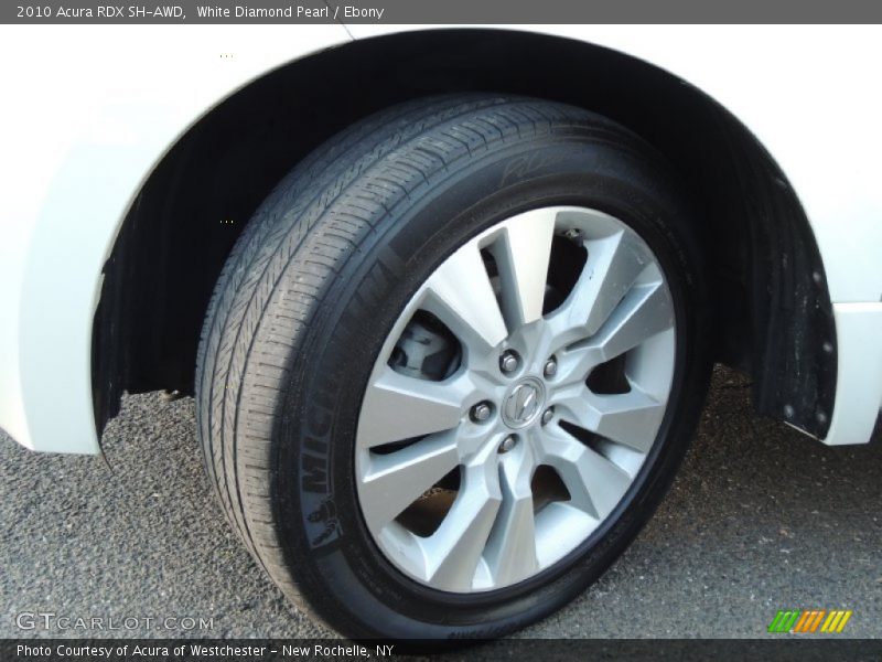 White Diamond Pearl / Ebony 2010 Acura RDX SH-AWD