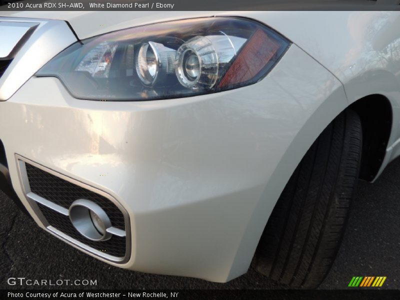 White Diamond Pearl / Ebony 2010 Acura RDX SH-AWD