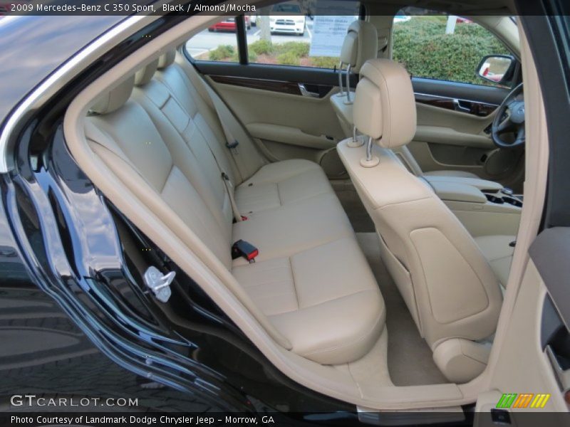 Black / Almond/Mocha 2009 Mercedes-Benz C 350 Sport