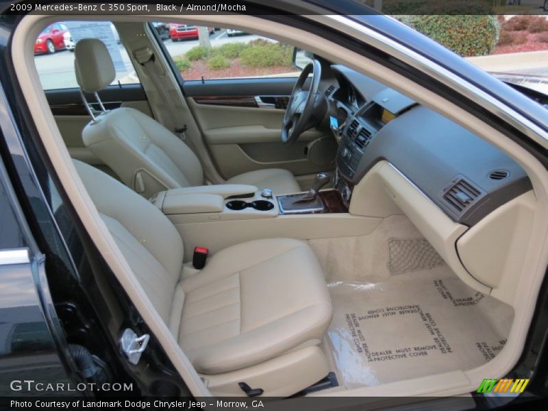 Black / Almond/Mocha 2009 Mercedes-Benz C 350 Sport
