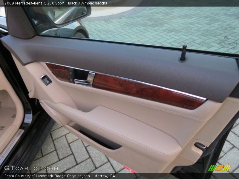 Black / Almond/Mocha 2009 Mercedes-Benz C 350 Sport