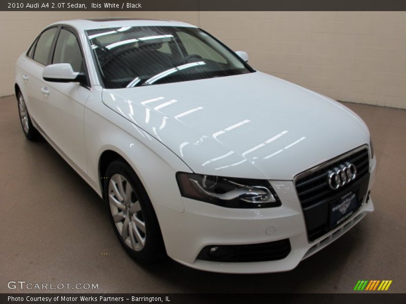 Ibis White / Black 2010 Audi A4 2.0T Sedan