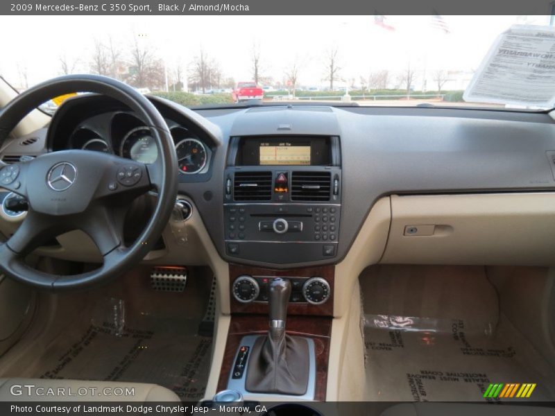 Black / Almond/Mocha 2009 Mercedes-Benz C 350 Sport