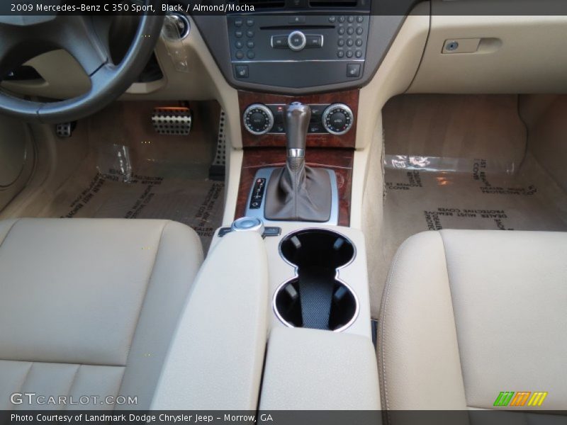 Black / Almond/Mocha 2009 Mercedes-Benz C 350 Sport