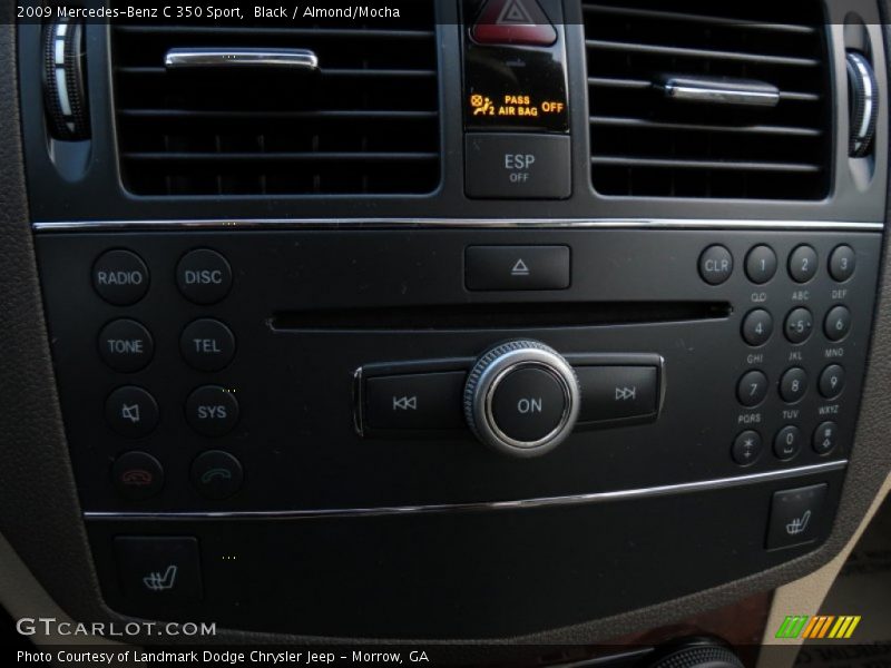 Black / Almond/Mocha 2009 Mercedes-Benz C 350 Sport