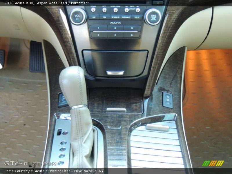 Aspen White Pearl / Parchment 2010 Acura MDX