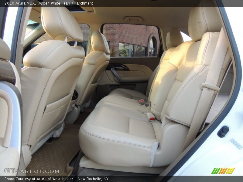 Aspen White Pearl / Parchment 2010 Acura MDX