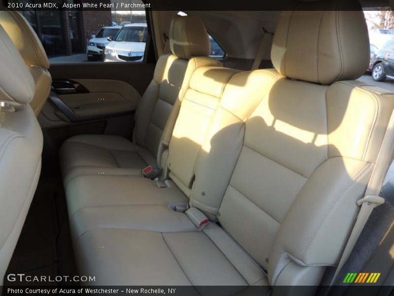 Aspen White Pearl / Parchment 2010 Acura MDX