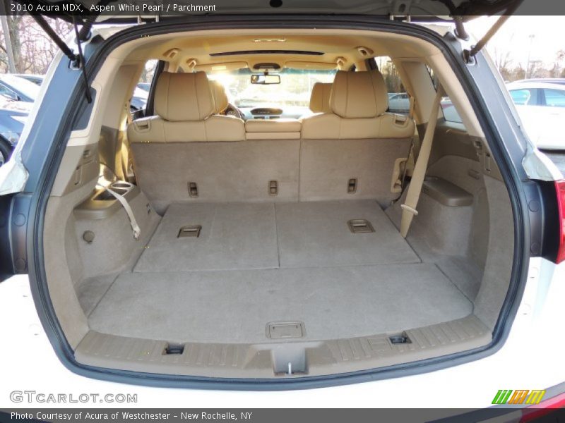 Aspen White Pearl / Parchment 2010 Acura MDX