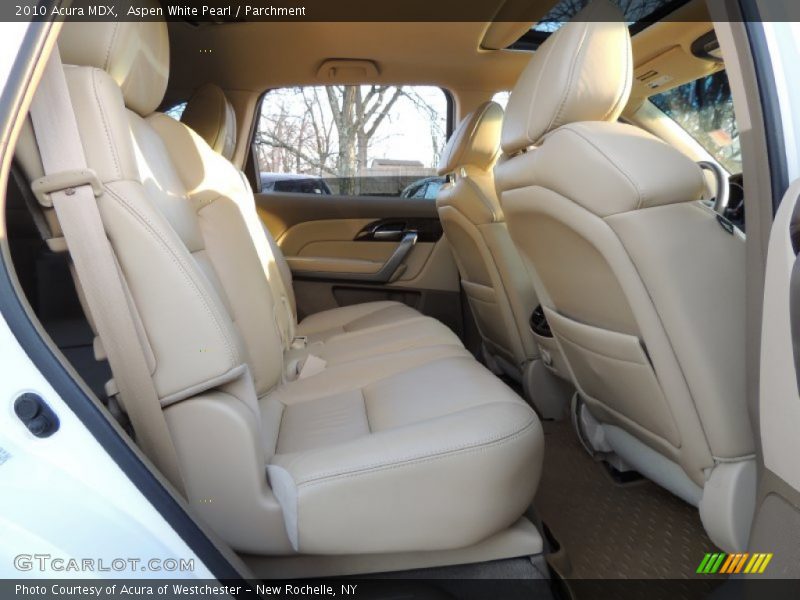 Aspen White Pearl / Parchment 2010 Acura MDX