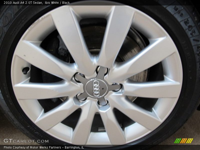 Ibis White / Black 2010 Audi A4 2.0T Sedan