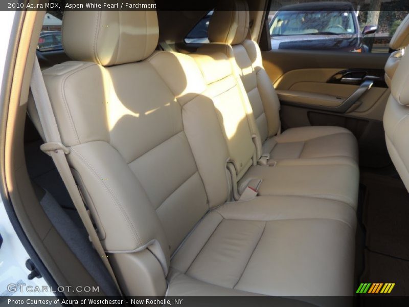 Aspen White Pearl / Parchment 2010 Acura MDX