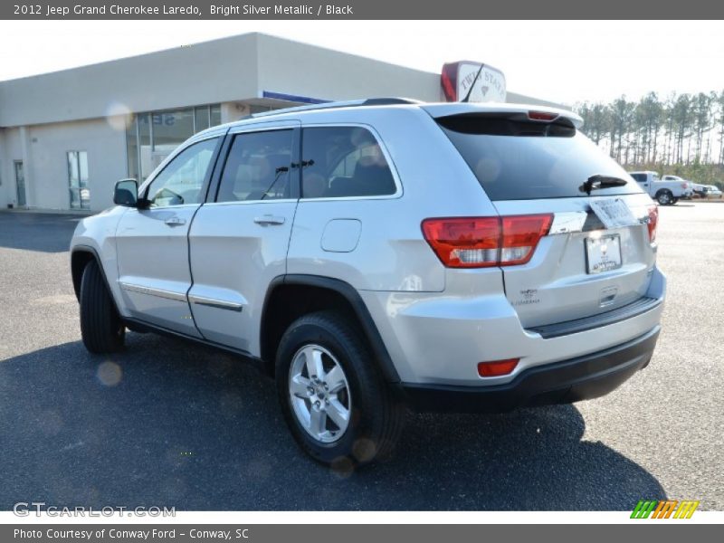 Bright Silver Metallic / Black 2012 Jeep Grand Cherokee Laredo