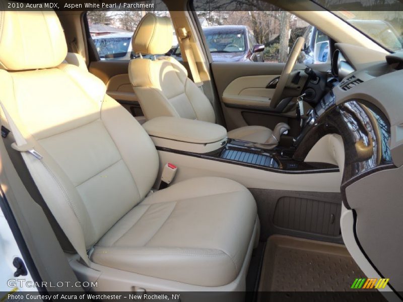 Aspen White Pearl / Parchment 2010 Acura MDX