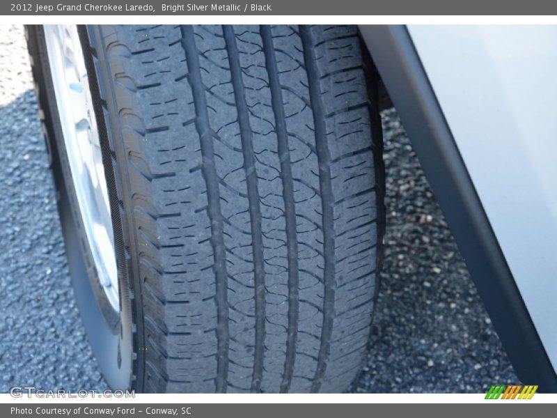 Bright Silver Metallic / Black 2012 Jeep Grand Cherokee Laredo