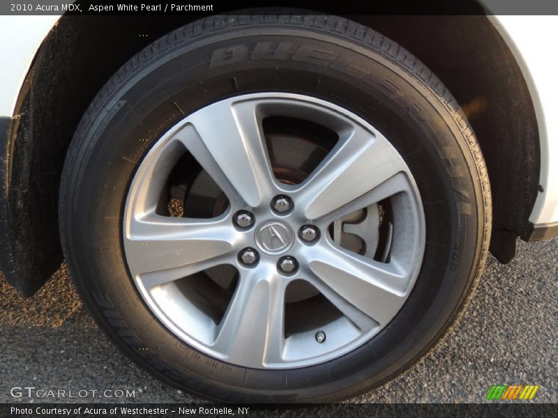 Aspen White Pearl / Parchment 2010 Acura MDX