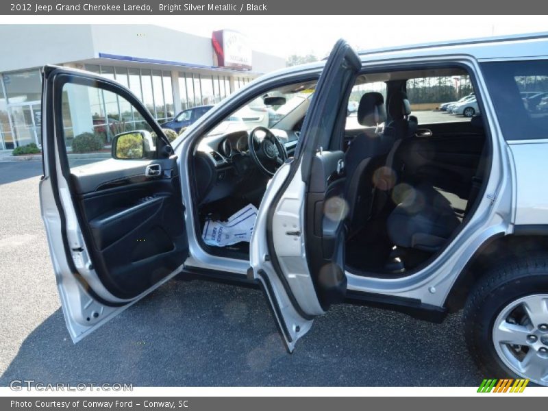 Bright Silver Metallic / Black 2012 Jeep Grand Cherokee Laredo