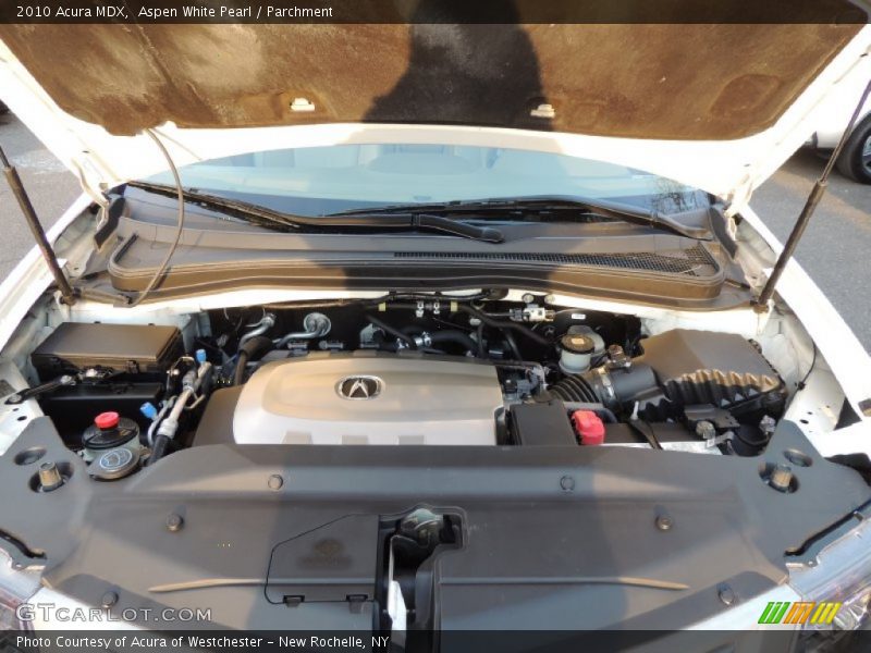 Aspen White Pearl / Parchment 2010 Acura MDX