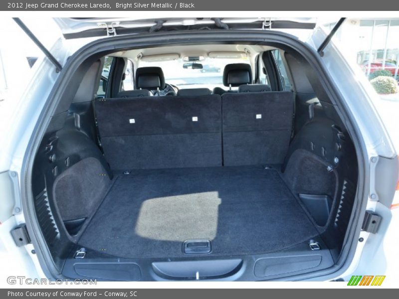 Bright Silver Metallic / Black 2012 Jeep Grand Cherokee Laredo