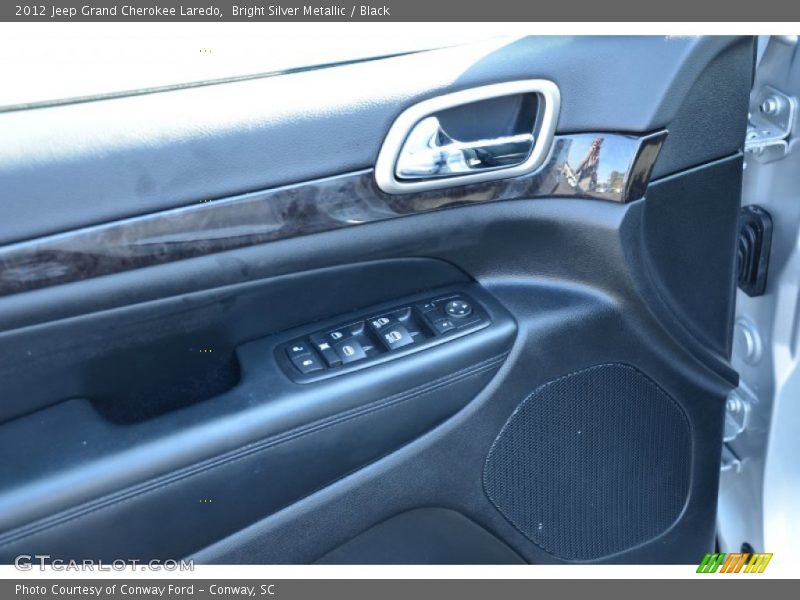 Bright Silver Metallic / Black 2012 Jeep Grand Cherokee Laredo