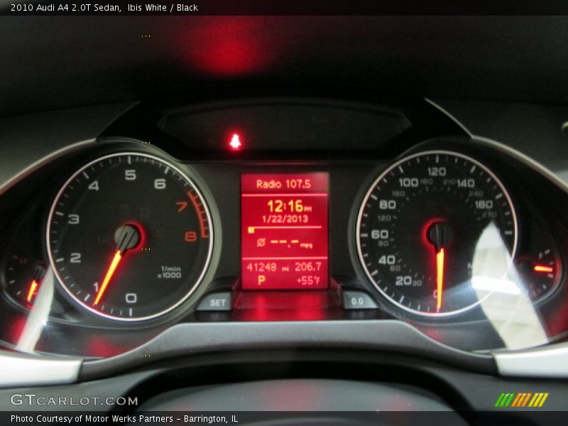 Ibis White / Black 2010 Audi A4 2.0T Sedan