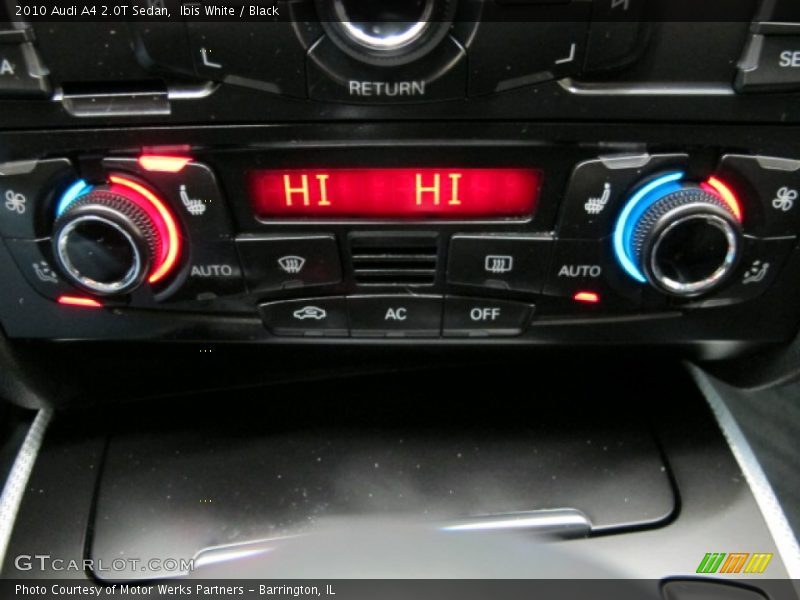 Ibis White / Black 2010 Audi A4 2.0T Sedan