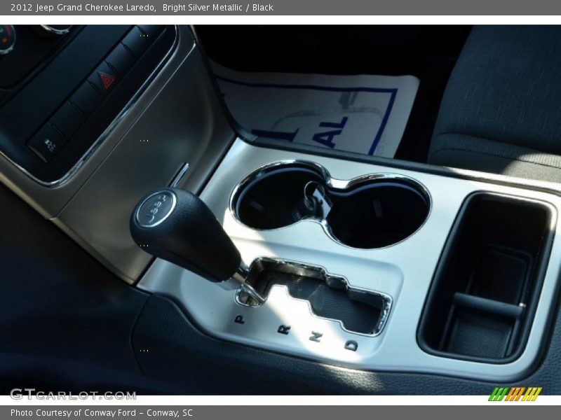 Bright Silver Metallic / Black 2012 Jeep Grand Cherokee Laredo