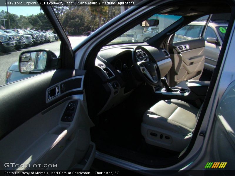 Ingot Silver Metallic / Medium Light Stone 2012 Ford Explorer XLT EcoBoost
