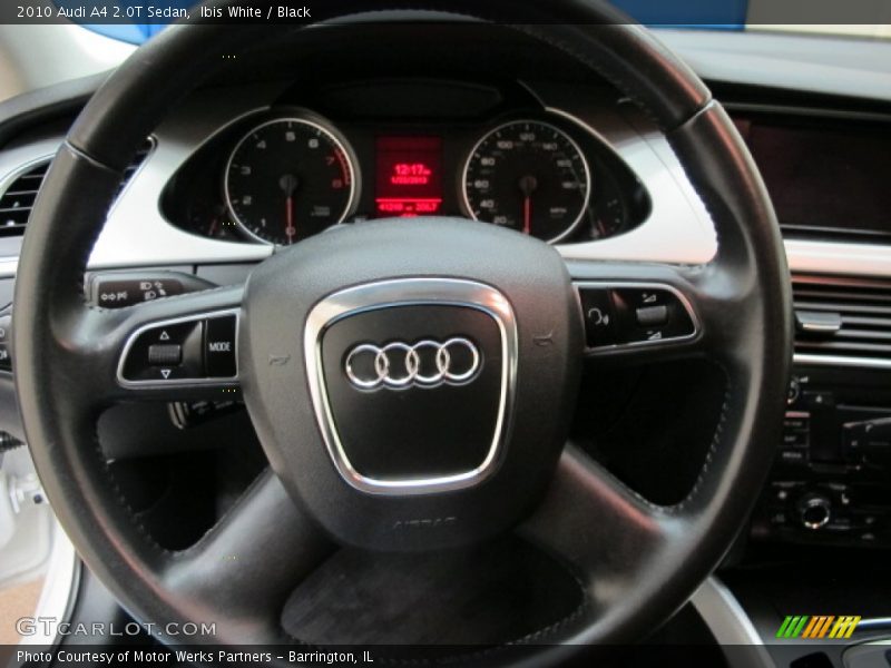 Ibis White / Black 2010 Audi A4 2.0T Sedan