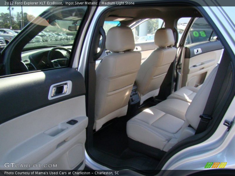 Ingot Silver Metallic / Medium Light Stone 2012 Ford Explorer XLT EcoBoost