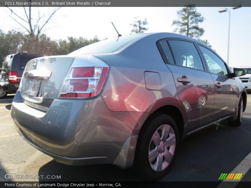 Brilliant Silver Metallic / Charcoal 2011 Nissan Sentra 2.0