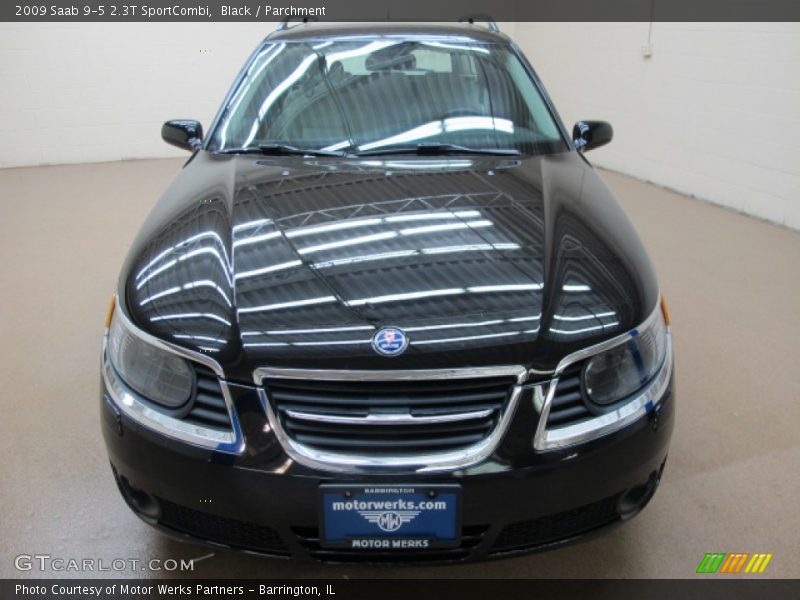Black / Parchment 2009 Saab 9-5 2.3T SportCombi