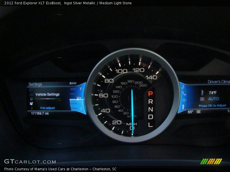 Ingot Silver Metallic / Medium Light Stone 2012 Ford Explorer XLT EcoBoost