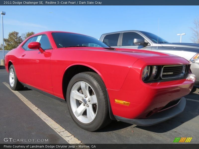 Redline 3-Coat Pearl / Dark Slate Gray 2011 Dodge Challenger SE