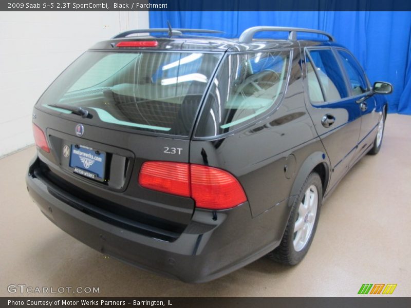 Black / Parchment 2009 Saab 9-5 2.3T SportCombi
