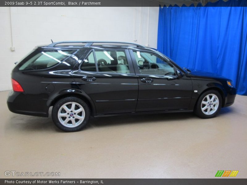 Black / Parchment 2009 Saab 9-5 2.3T SportCombi