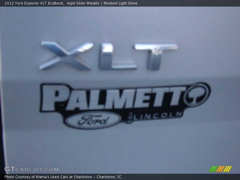 Ingot Silver Metallic / Medium Light Stone 2012 Ford Explorer XLT EcoBoost