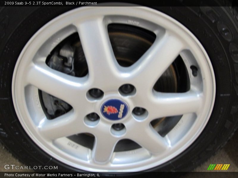 Black / Parchment 2009 Saab 9-5 2.3T SportCombi