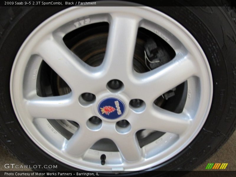 Black / Parchment 2009 Saab 9-5 2.3T SportCombi