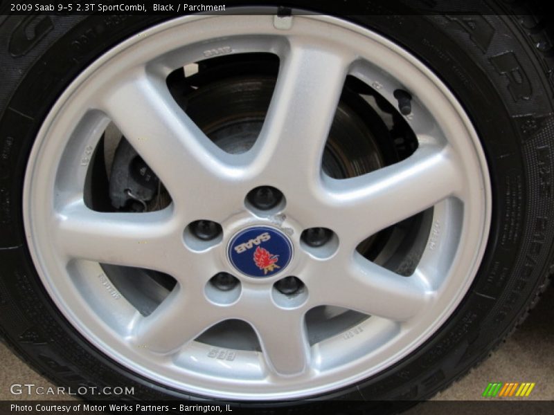 Black / Parchment 2009 Saab 9-5 2.3T SportCombi