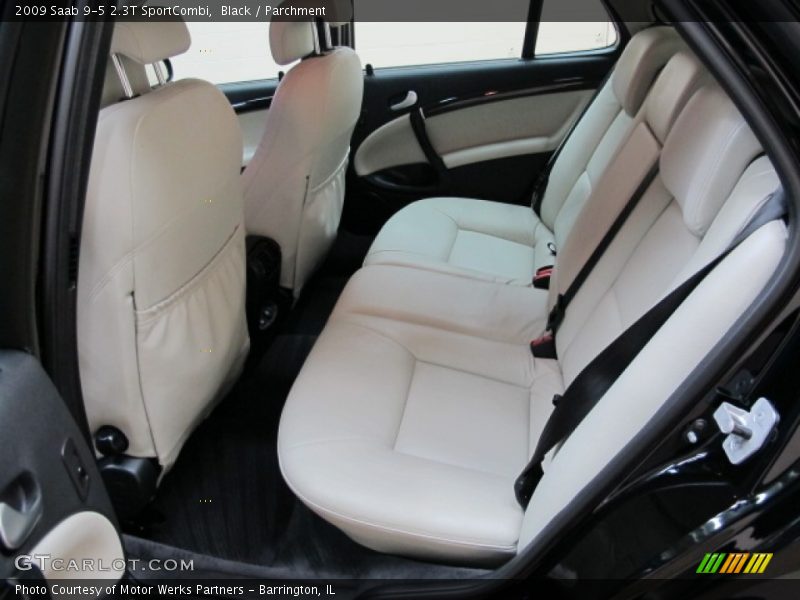 Black / Parchment 2009 Saab 9-5 2.3T SportCombi
