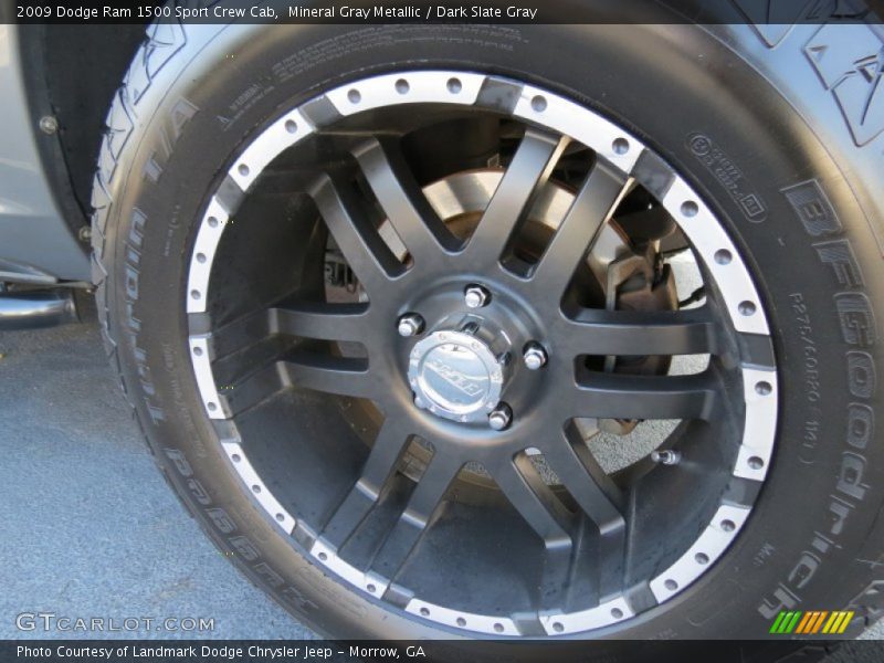Mineral Gray Metallic / Dark Slate Gray 2009 Dodge Ram 1500 Sport Crew Cab