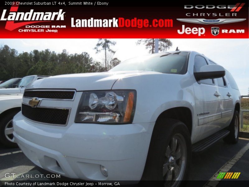 Summit White / Ebony 2009 Chevrolet Suburban LT 4x4
