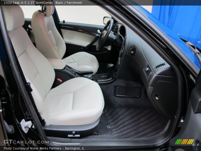 Black / Parchment 2009 Saab 9-5 2.3T SportCombi