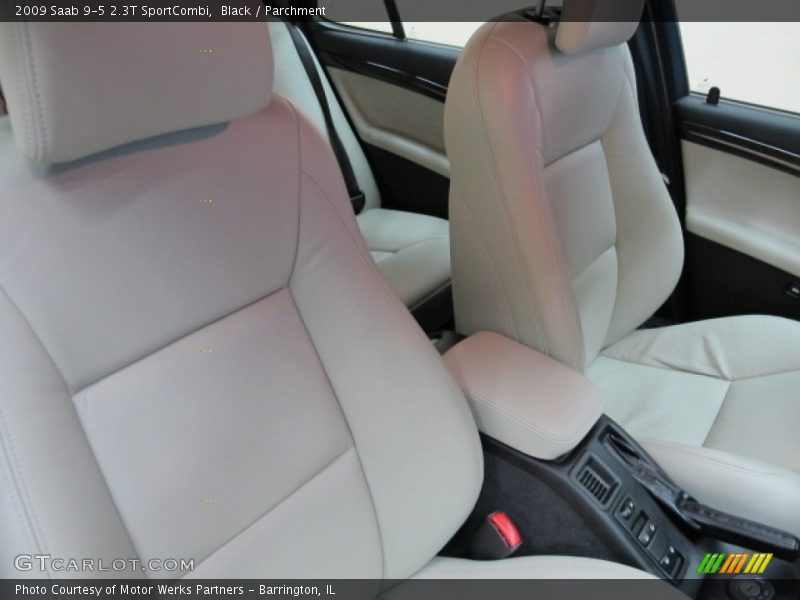 Black / Parchment 2009 Saab 9-5 2.3T SportCombi