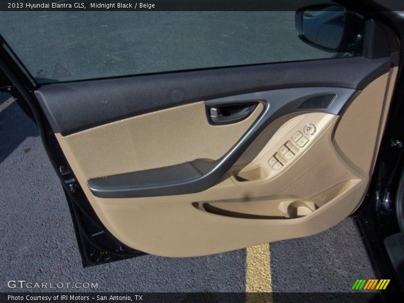 Midnight Black / Beige 2013 Hyundai Elantra GLS