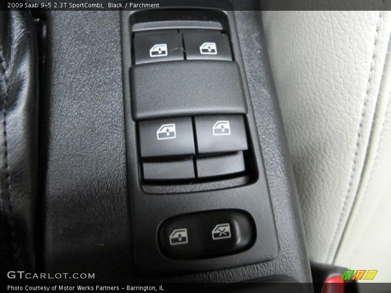 Black / Parchment 2009 Saab 9-5 2.3T SportCombi