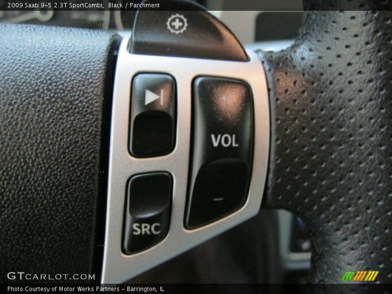 Black / Parchment 2009 Saab 9-5 2.3T SportCombi